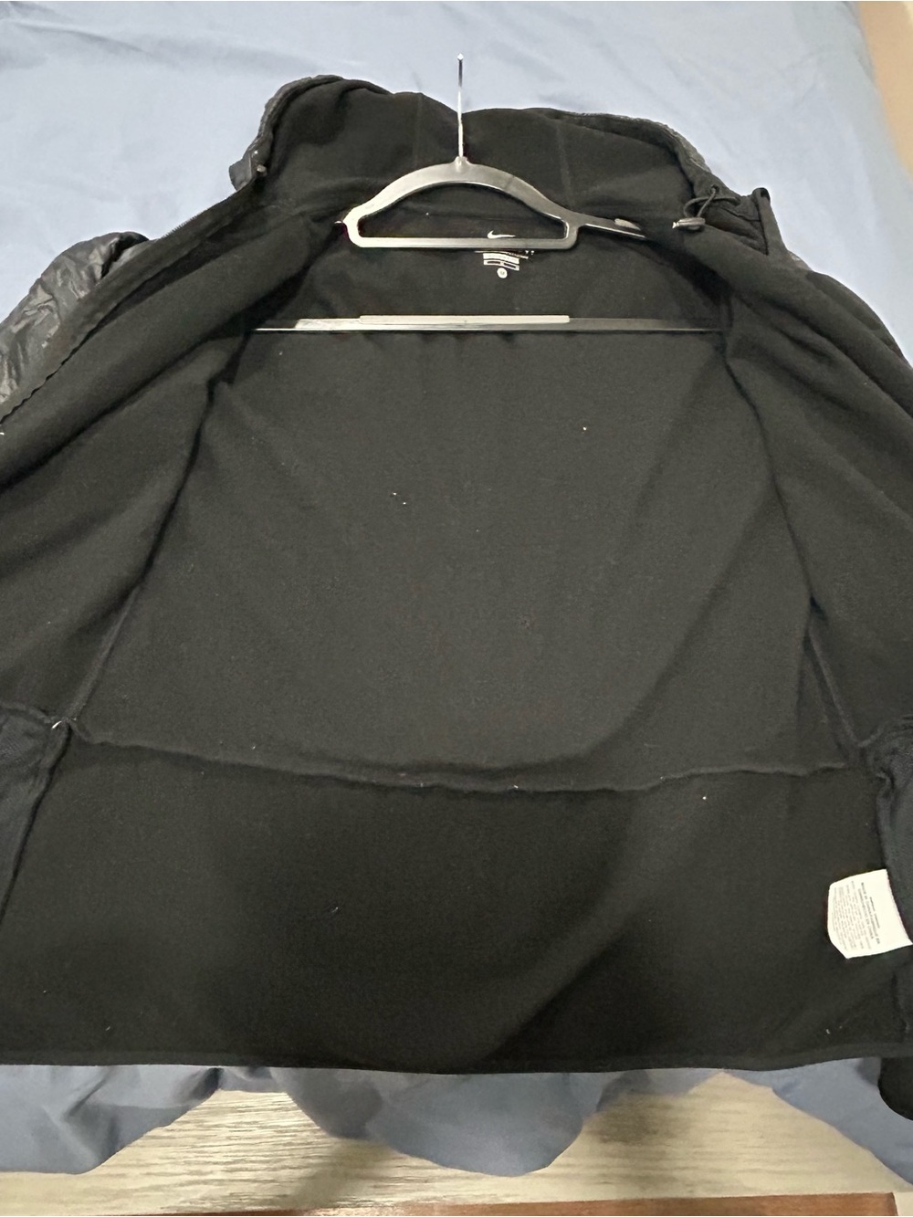 Nike Black Therma-Fit Hooded Jacket with thumb holes  M - Picture 5 of 5